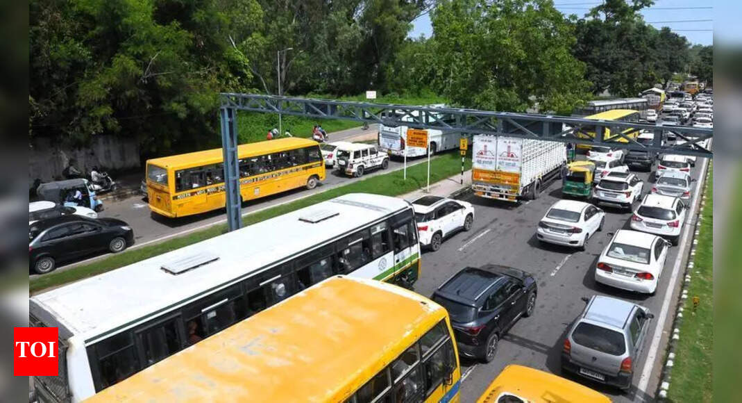 wakeupchandiga1's tweet card. Chandigarh: The ambitious Rs 240 crore flyover-underpass-rotary project at Industrial Area is being hailed as a game-changer for traffic decongestion..
