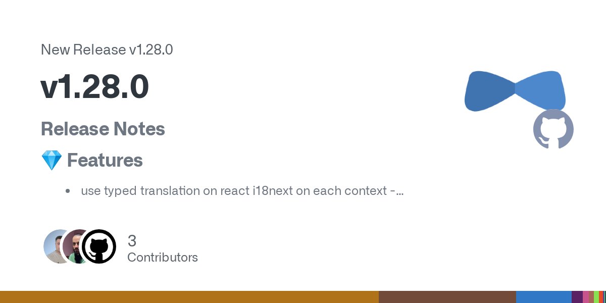pascalgrimaud's tweet card. Release Notes 💎 Features use typed translation on react i18next on each context - #11866 by @fabienpuissant feat(custom-jhlite): ability to use module test files of main genereator - #11836 by @mu...