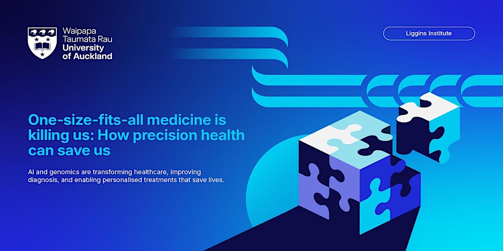 AucklandLiggins's tweet card. How AI and genomics are transforming healthcare, improving diagnosis, and enabling personalised treatments that save lives.