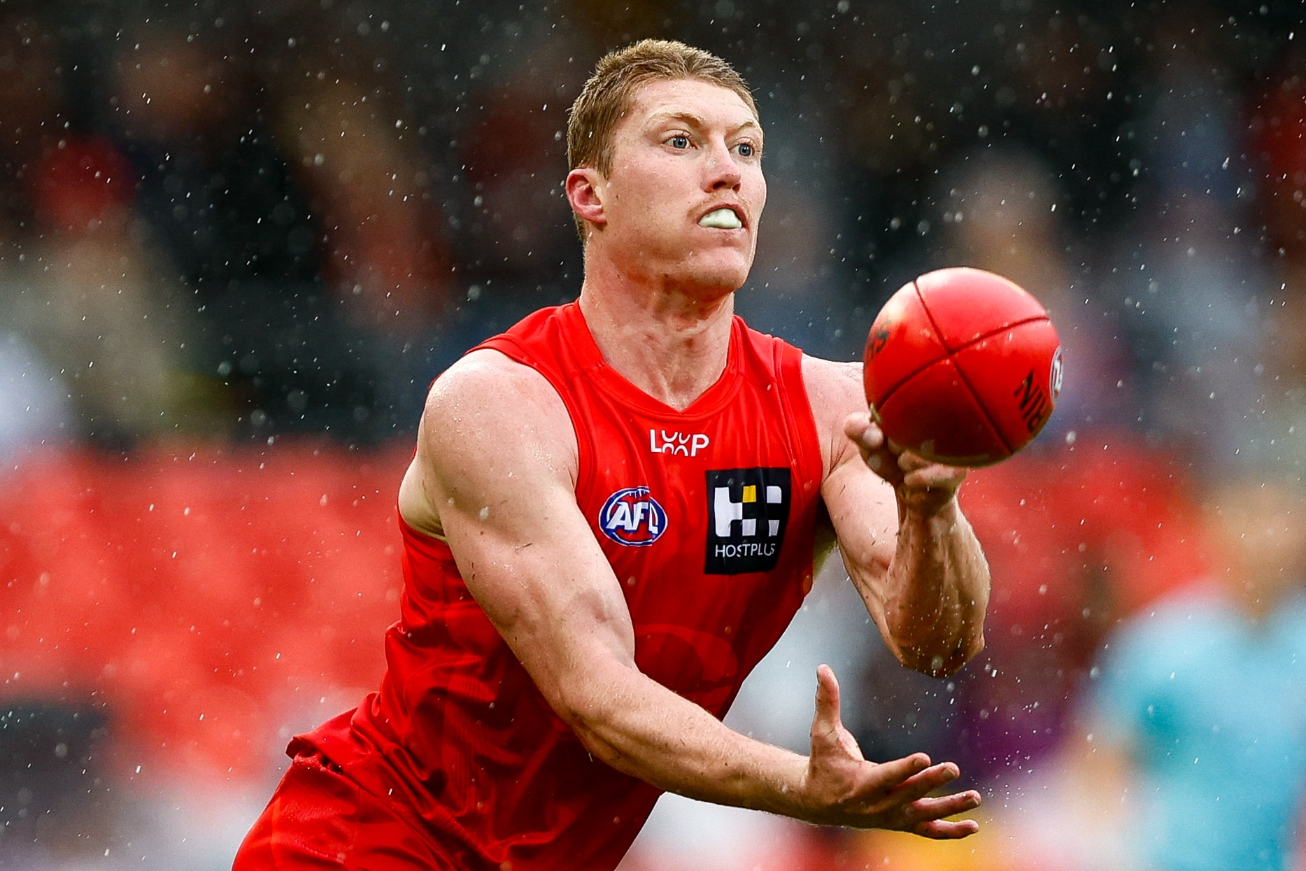 GoldCoastSUNS's tweet card. If a player looks at his statistics these days and sees he’s had 30+ possessions, including 15+ contested possessions, 10+ tackles and 10+ clearances he’d rightfully be pretty pleased.
