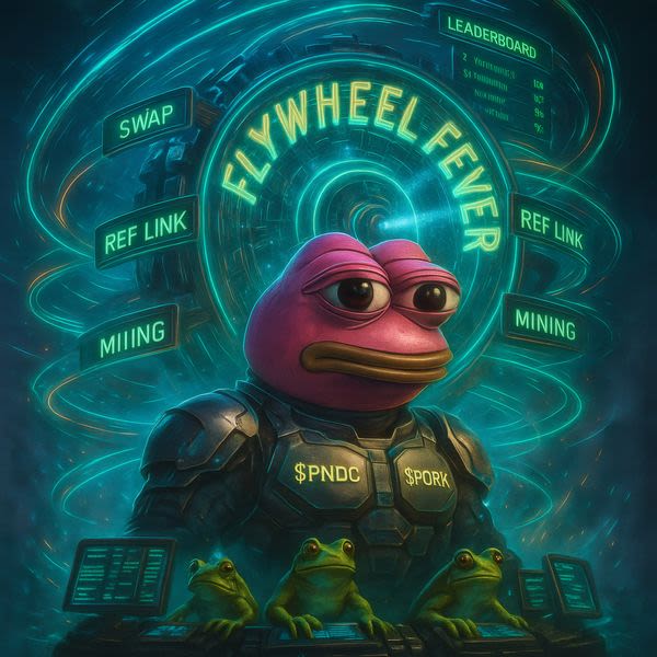 BoredElon0x's tweet card. Listen to Flywheel Fever