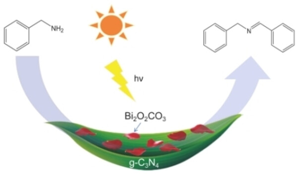 ChemNanoMat's tweet card. The Bi2O2CO3 nanoplates were immobilized on g-C3N4, which exhibit high performance for the photocatalytic benzylamine coupling reaction under mild conditions (at room temperature, with air as...