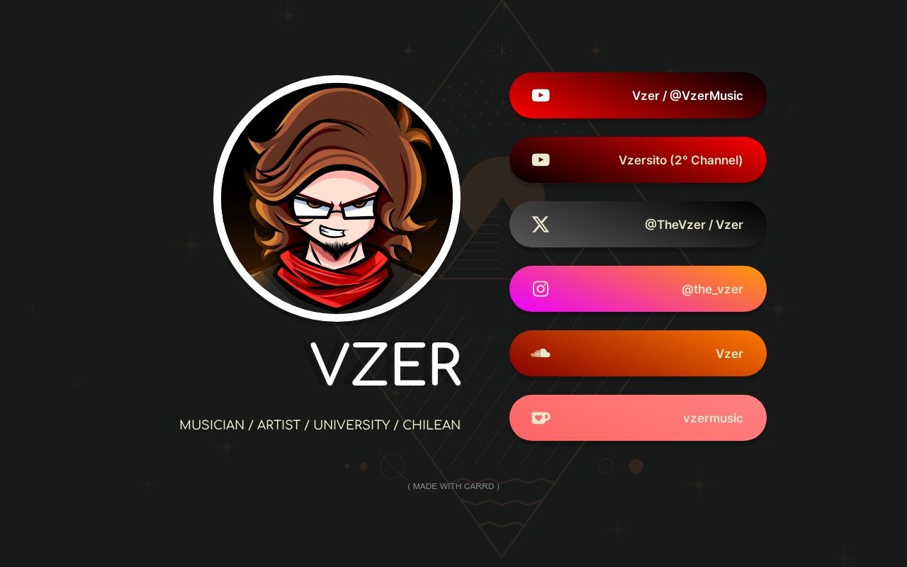 TheVzer's tweet card. Vzer Social Networks