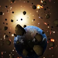MonashUni's tweet card. Mounting evidence suggests the rubble of an asteroid once formed a ring orbiting our planet’s equator. Read more at Monash Lens.