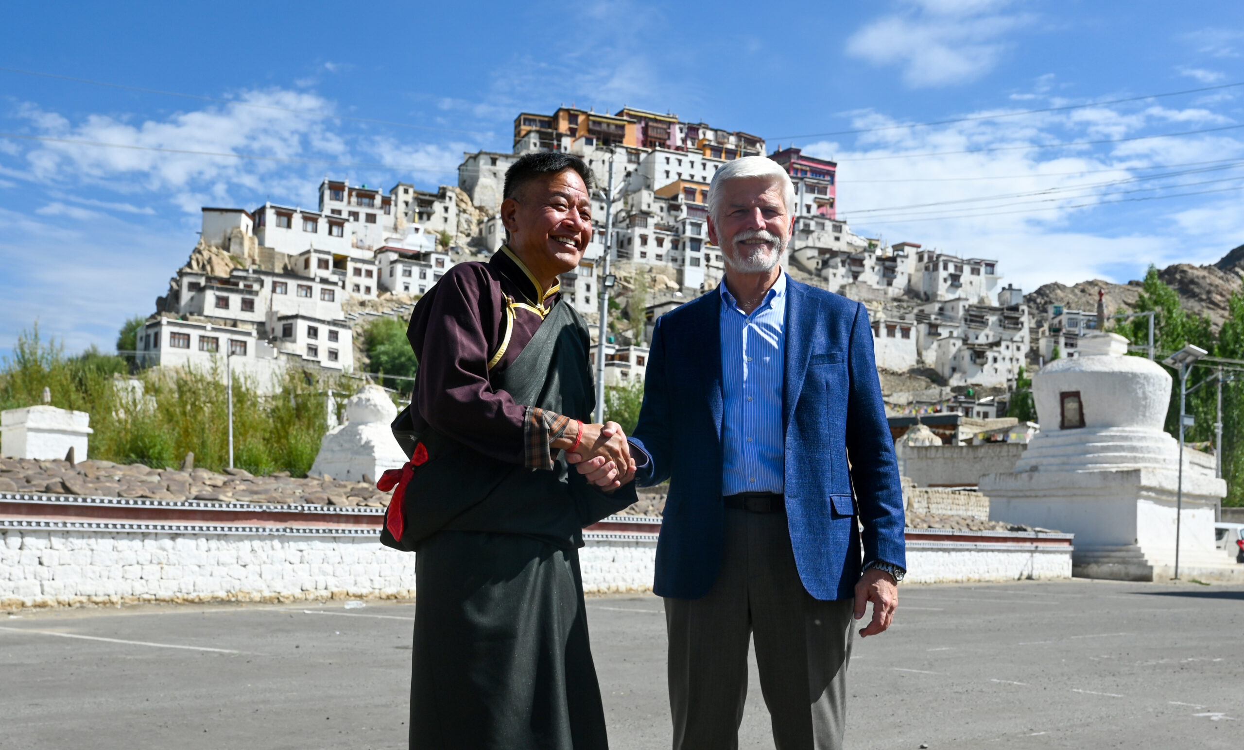 reachind_USACAN's tweet card. Leh, Ladakh: In a historic moment, the leadership of the Central Tibetan Administration—comprising Sikyong Penpa Tsering, Kalon (Minister) Dolma Gyari (Department of Security), Kalon Norzin Dolma...