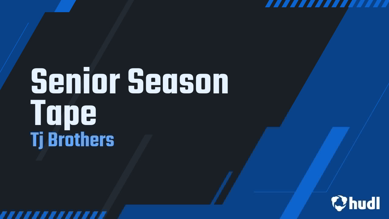 Tj5Brothers's tweet card. Senior Season Tape