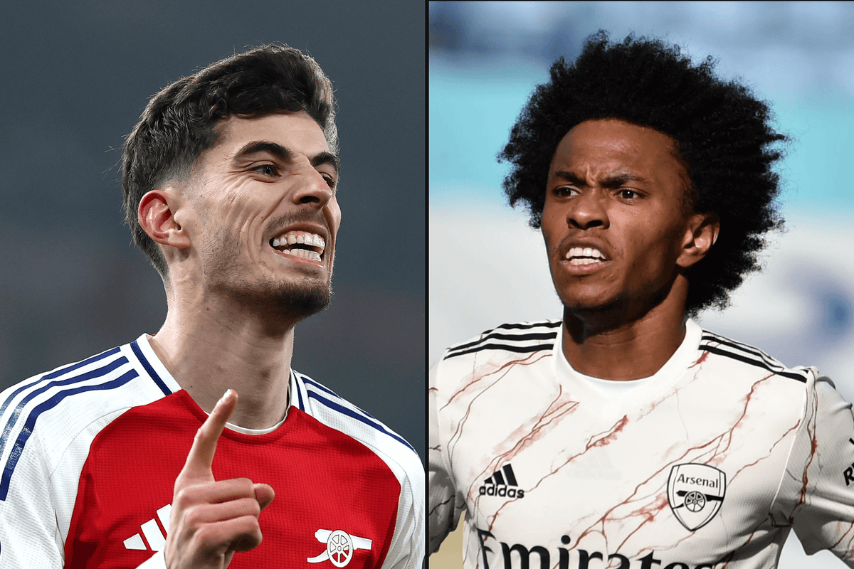 DGoonerSociety's tweet card. Noni Madueke and Kepa Arrizabalaga are the latest to swap Stamford Bridge for the Emirates - their predecessors have been a mixed bag...