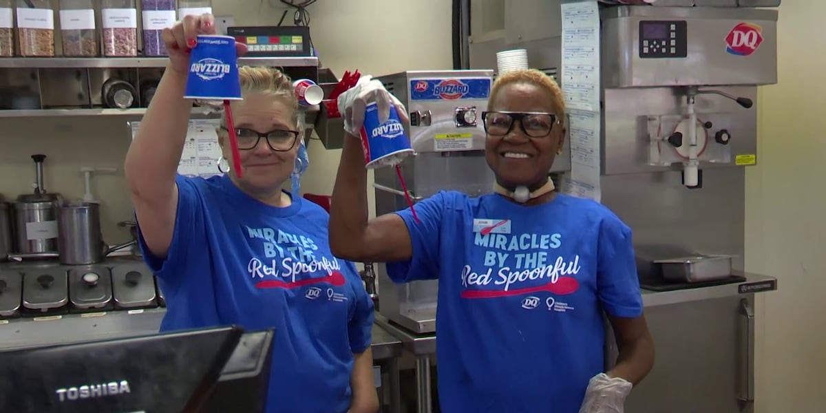 KCBD11's tweet card. Dairy Queens across the state are raising money for the Children’s Miracle Network on Thursday, July 31.
