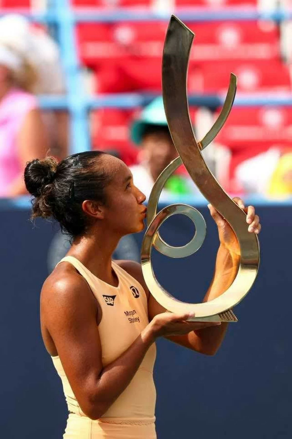 mbsportsonline's tweet card. WASHINGTON (AP) — The biggest tennis title of Leylah Fernandez's career arrived at the D.C. Open on Sunday, July 27, with the help of a terrific backhand,...