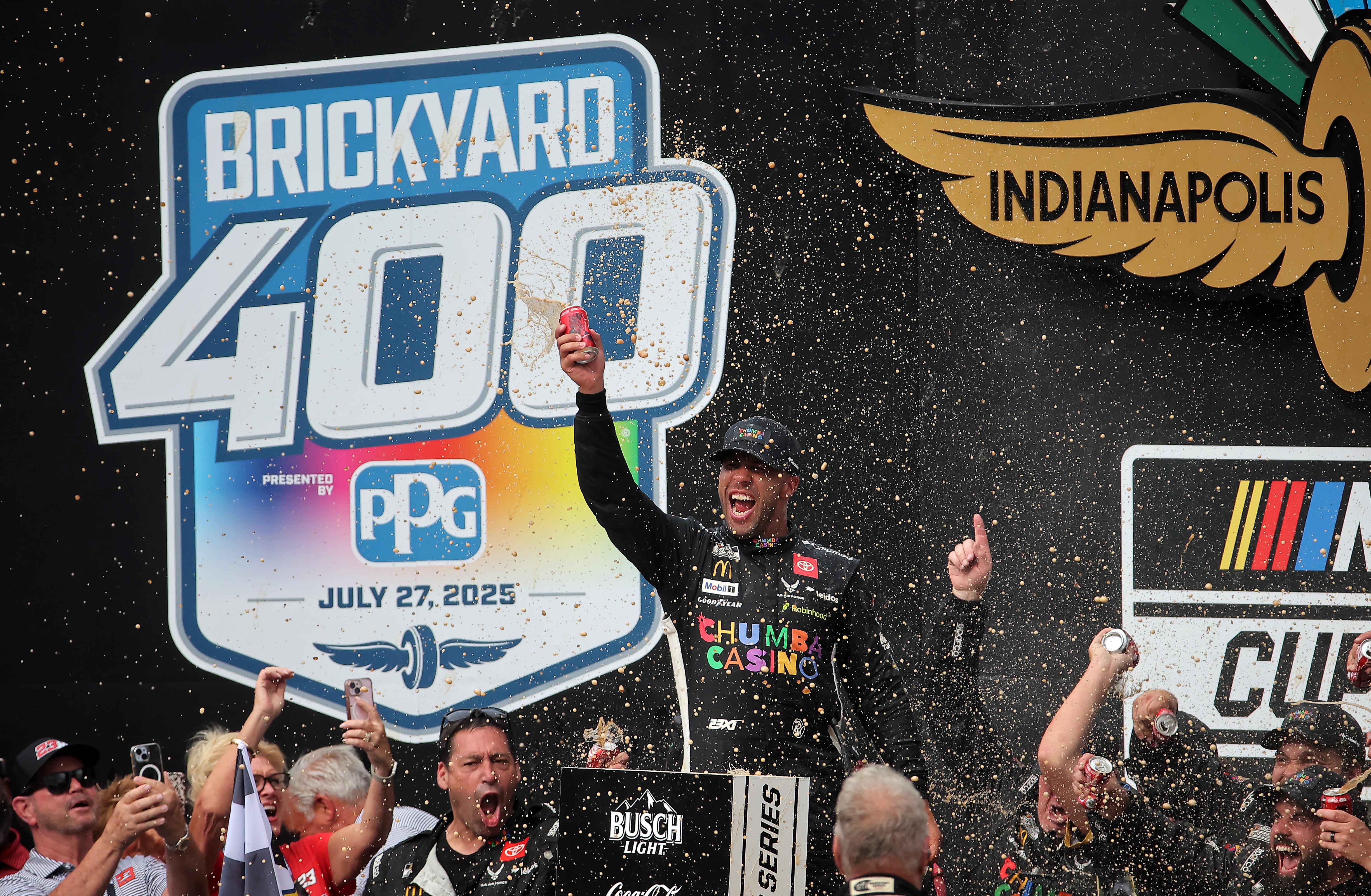 MattWeaverRA's tweet card. Bubba Wallace proves mettle in Brickyard win; NASCAR Indy takeaways