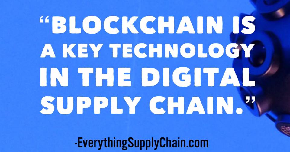 SupplyChainBlog's tweet card. Permissioned Blockchain creates an environment of complete trust and transparency.  A car has over 30,000 components and 5,000 suppliers so much to track.