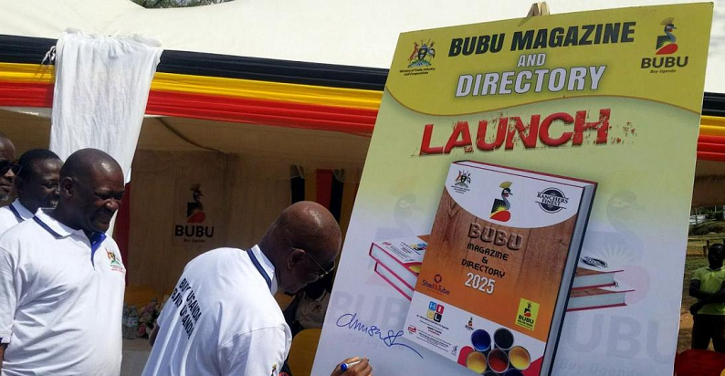 BusinessFocusug's tweet card. Gen Wilson Mbadi signs the BUBU magazine and directory after launching the western BUBU trade Expo Local manufacturers have asked government to ease the registration of their locally manufactured...