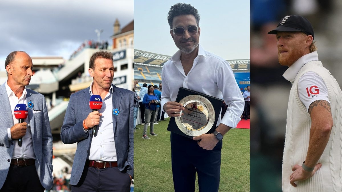 FirstpostSports's tweet card. Ben Stokes’ farcical antics at end of Manchester Test against India on Sunday was called out by Nasser Hussain, Mike Atherton and Sanjay Manjrekar as the England captain was accused of behaving like...