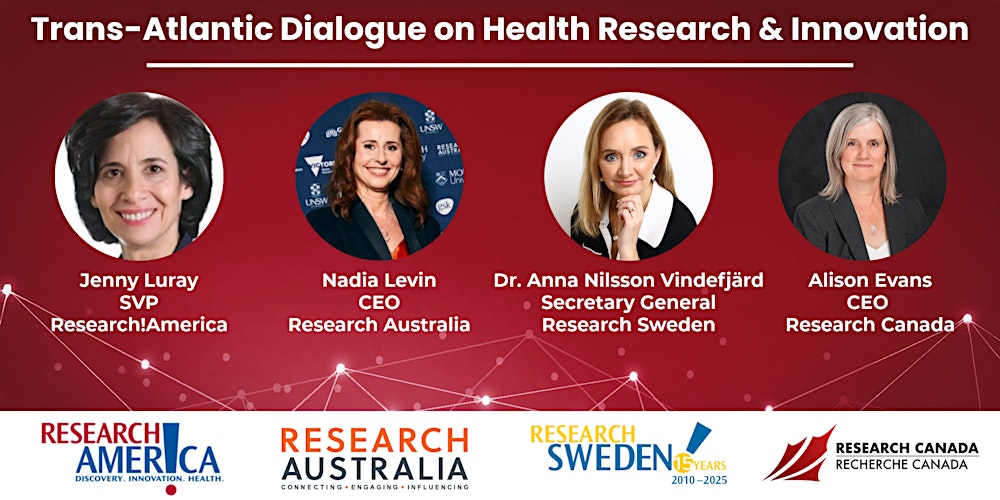 ResAustralia's tweet card. Global health leaders unite on June 26 to discuss innovation, collaboration, and better health for all.