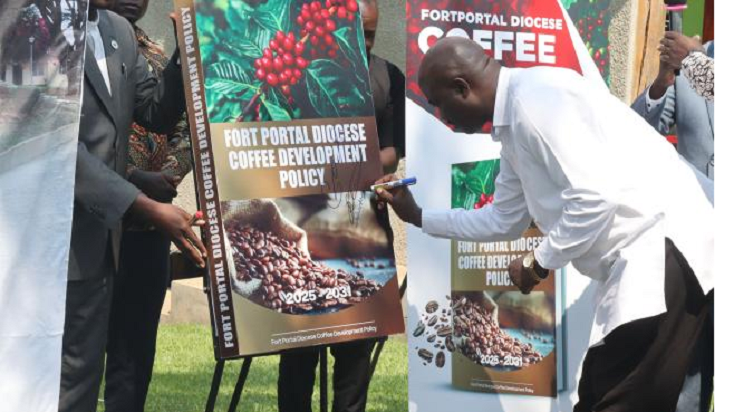 BusinessFocusug's tweet card. Officials signing of the Fort Portal diocese coffee policy The Fort Portal Catholic Diocese has launched a five-year diocesan coffee policy (2025–2030) aimed at promoting sustainable coffee farming,...