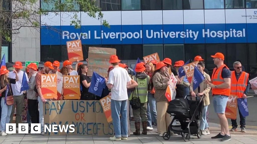 BBCRadioManc's tweet card. The five-day walkout is the 12th strike by doctors since 2023 in a long-running pay dispute.