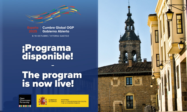 REDFEMP_TyP's tweet card. Ya está disponible el programa provisional de la IX Cumbre Global de Gobierno Abierto que se celebrará en Vitoria-Gasteiz del 6 al 10 de octubre! La Cumbre del Open Government Partnership organizada...