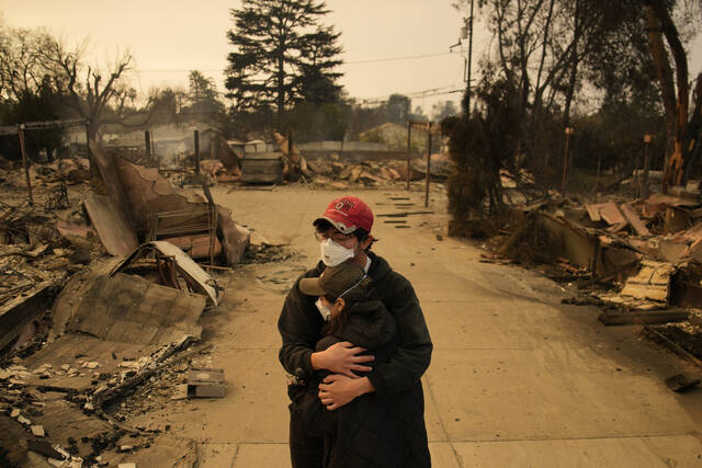 mariacpalmer's tweet card. Natalie Kurlander can’t turn away from TV updates of the wildfires raging in the Los Angeles area. “It’s just so devastating,” said Kurlander, 57, who lived in the city for more than 25 years. She...