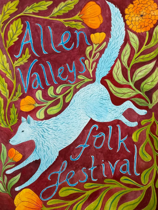 hexhamcourant's tweet card. An Allendale venue is set to host a string of events, including an electrofolk musician.