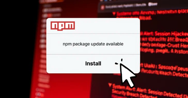 Huntio's tweet card. npm packages hit by phishing-based supply chain attack, exposing developers to malware and remote access threats.