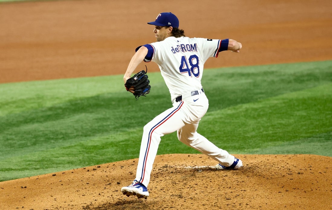 FieldLevelMedia's tweet card. For the second time in a three-week span, the Texas Rangers head to Anaheim, Calif., to open a series with the Los Angeles Angels on Monday night. But a lot...