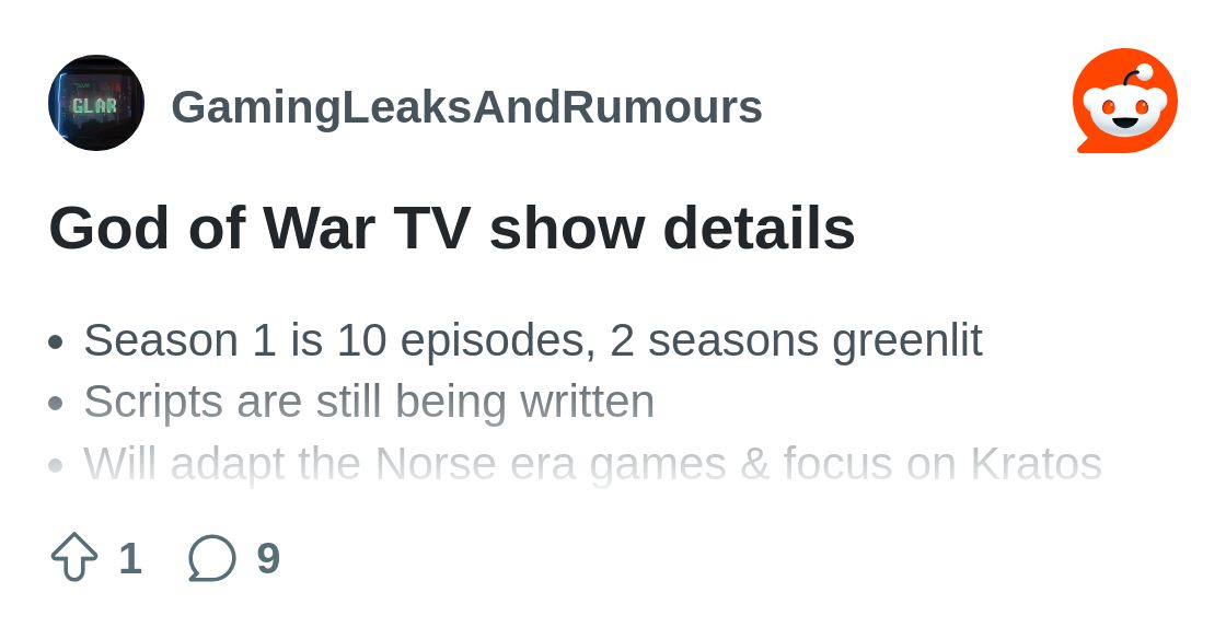rgamingleaks's tweet card. Explore this post and more from the GamingLeaksAndRumours community