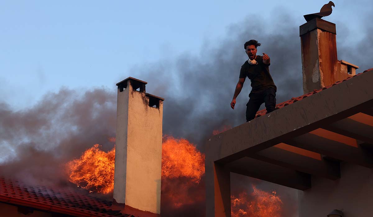 ExtraIRL's tweet card. Irish tourists in Cyprus have been urged to stay on high alert as wildfires continue to tear through the Mediterranean.