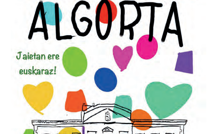 RadioNervion's tweet card. Algorta celebra sus Saninazios