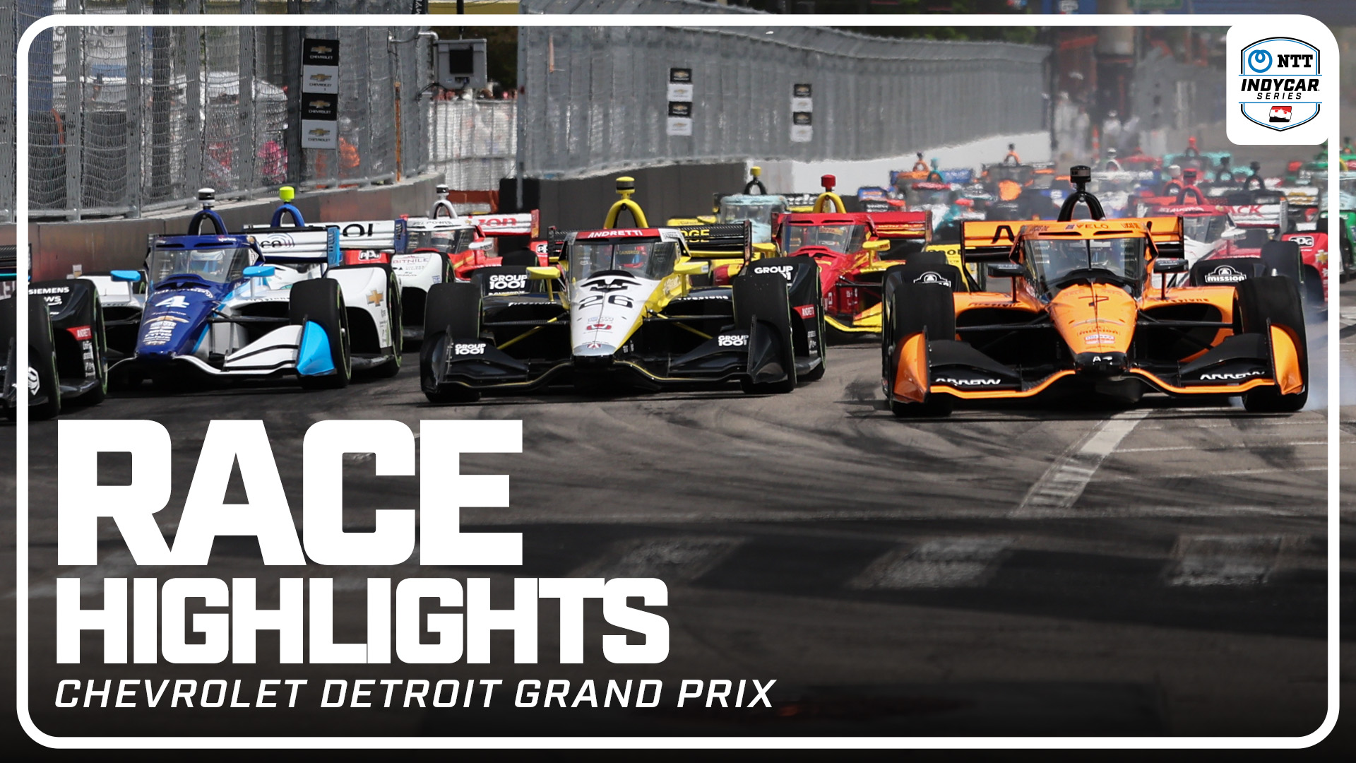Arlington_GP's tweet card. Relive the high-speed drama, daring passes and street circuit chaos as INDYCAR's best battle it out on the Streets of Detroit, Michigan.
