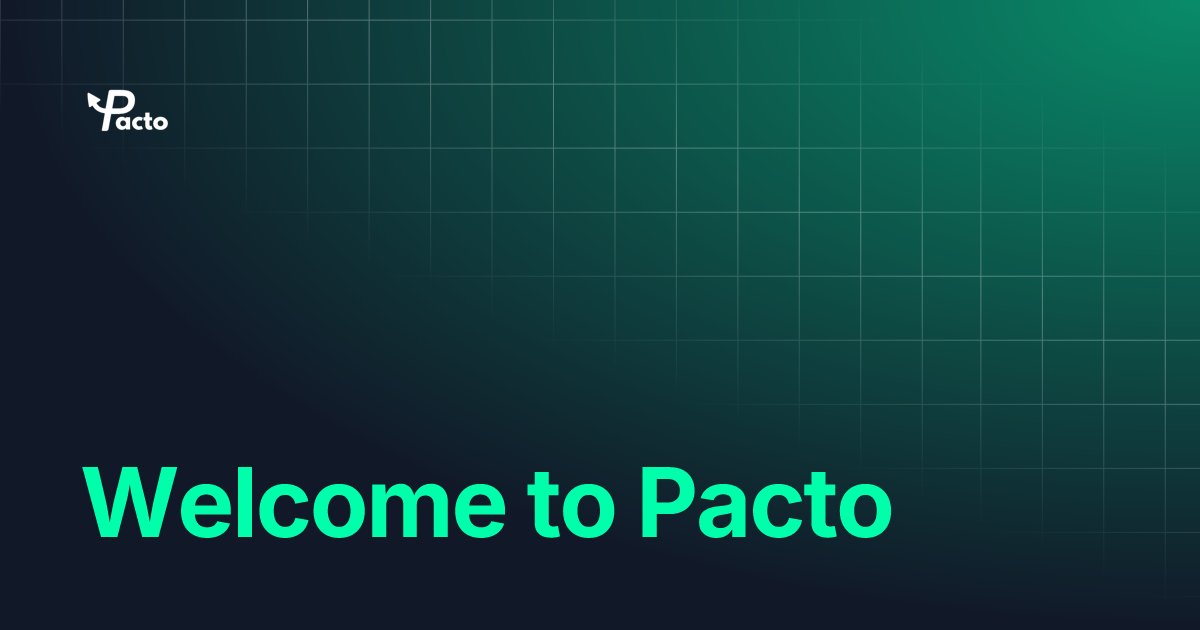 TechRebelWorld's tweet card. Welcome to Pacto | Pacto Docs