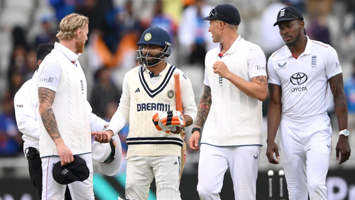 vijaylokapally's tweet card. Ben Stokes offers a truce, India declines, showcasing cricket's spirit in a gritty draw between England and India.