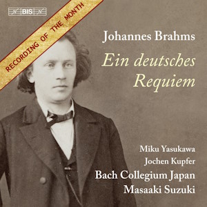 JQGl's tweet card. Review of Brahms's Ein deutsches Requiem on BIS