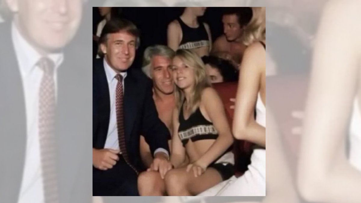 Inmanity_US's tweet card. Pic Supposedly Showing Trump, Epstein and a Minor Girl Is Fake