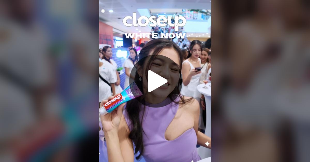 EdithQ99050's tweet card. 906 likes, 90 comments. “FRESH NOW, WHITE WOW! 🤩 Belle Mariano and Kira Balinger lit up the Closeup White Now pop-up with their radiant smiles! 💜🩵 Come experience the wow for yourself — visit our...