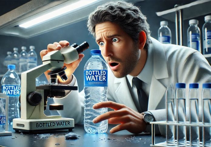UltraTextual's tweet card. ¿Es el agua embotellada tan segura como crees? Descubre los hallazgos recientes que podrían cambiar tu elección diaria de consumo de agua.