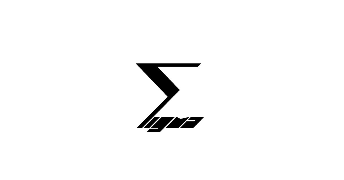 912_sigma's tweet card. クイズ、アンビグラム、ロゴ・タイポグラフィ