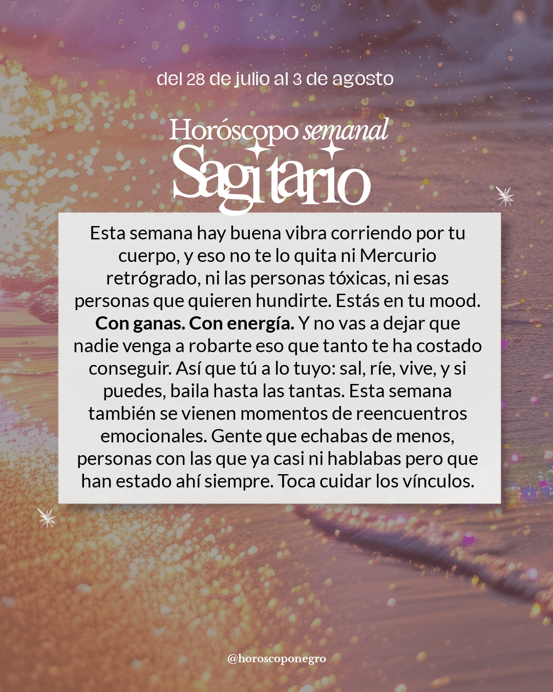 sagitario_hn's tweet card. Horóscopo Sagitario semanal. Primera web de habla hispana especializada en astrología. Te mostramos tu horóscopo semanal cada semana. Síguenos.