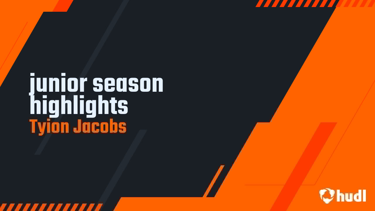 TyionJacobs's tweet card. junior season highlights