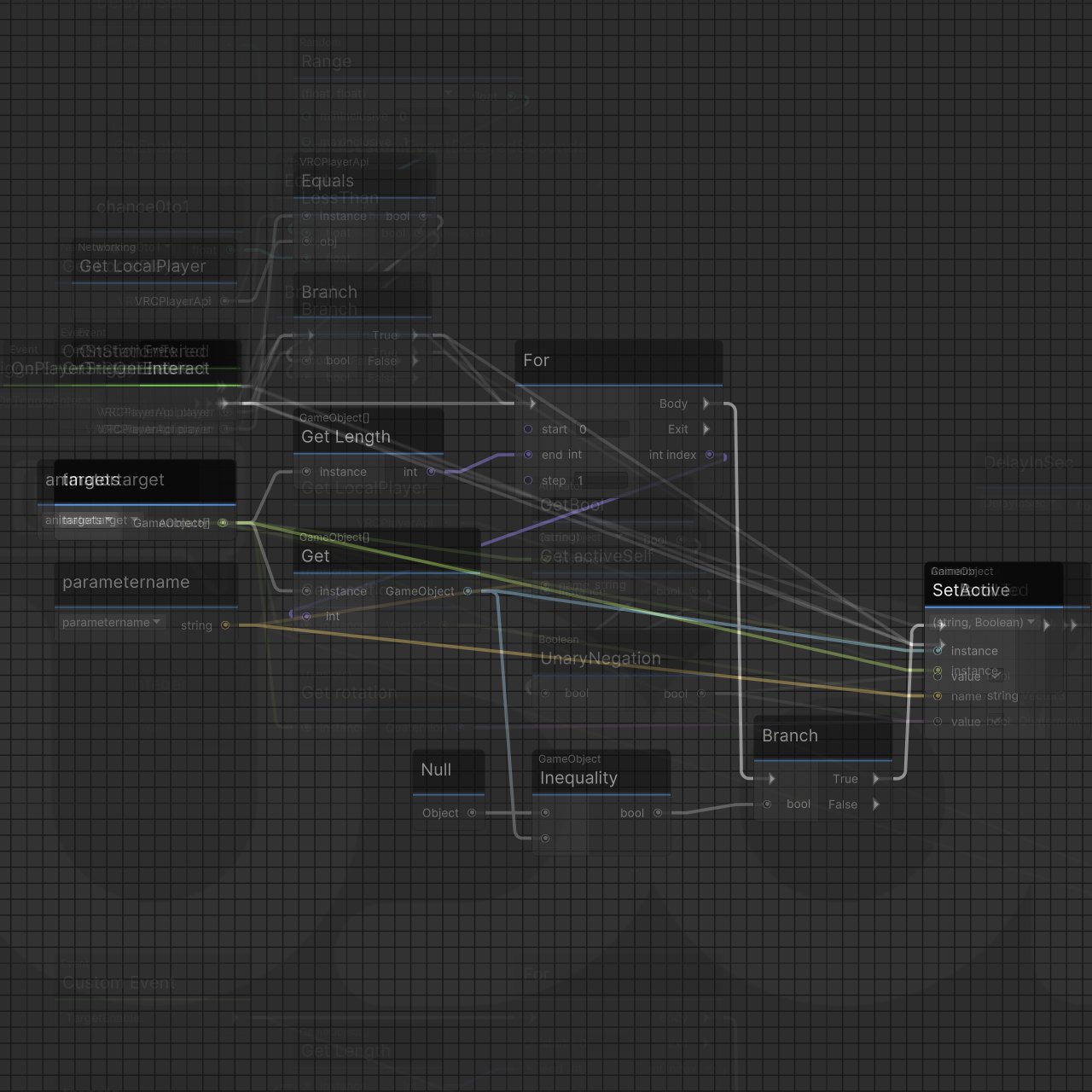 Maebbie's tweet card. 100+ Dependency-Free Udon Behaviours for VRChat Worlds. Only the VRChat SDK is needed to use these! - Maebbie/Udon-Graph-Triggers