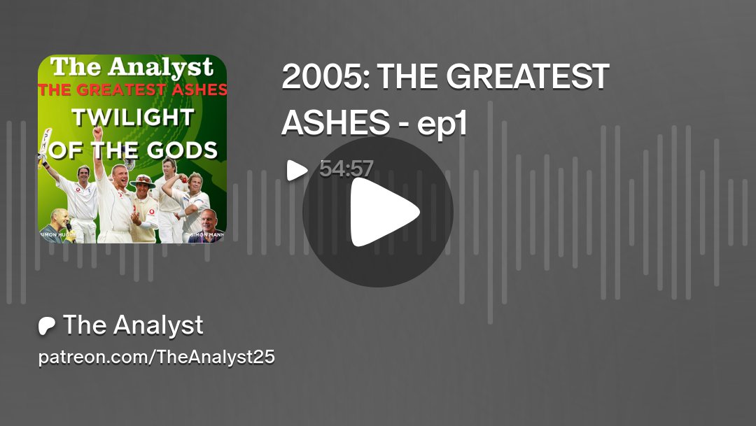 theanalyst's tweet card. Get more from The Analyst on Patreon