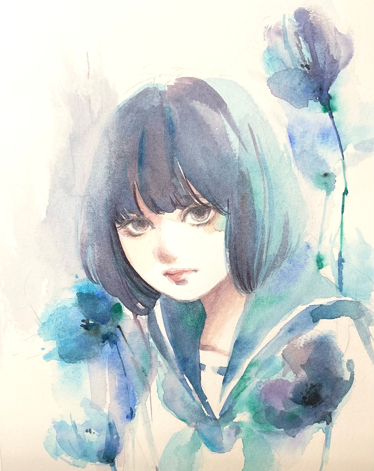 hikari_ham2's tweet card. ご覧いただきありがとうございます。2Lサイズのポートレート。立て掛け、壁掛けできます。クリックポストで発送いたします。
