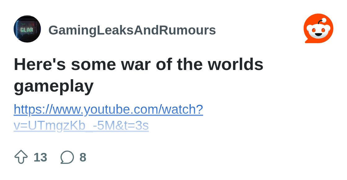 rgamingleaks's tweet card. Explore this post and more from the GamingLeaksAndRumours community
