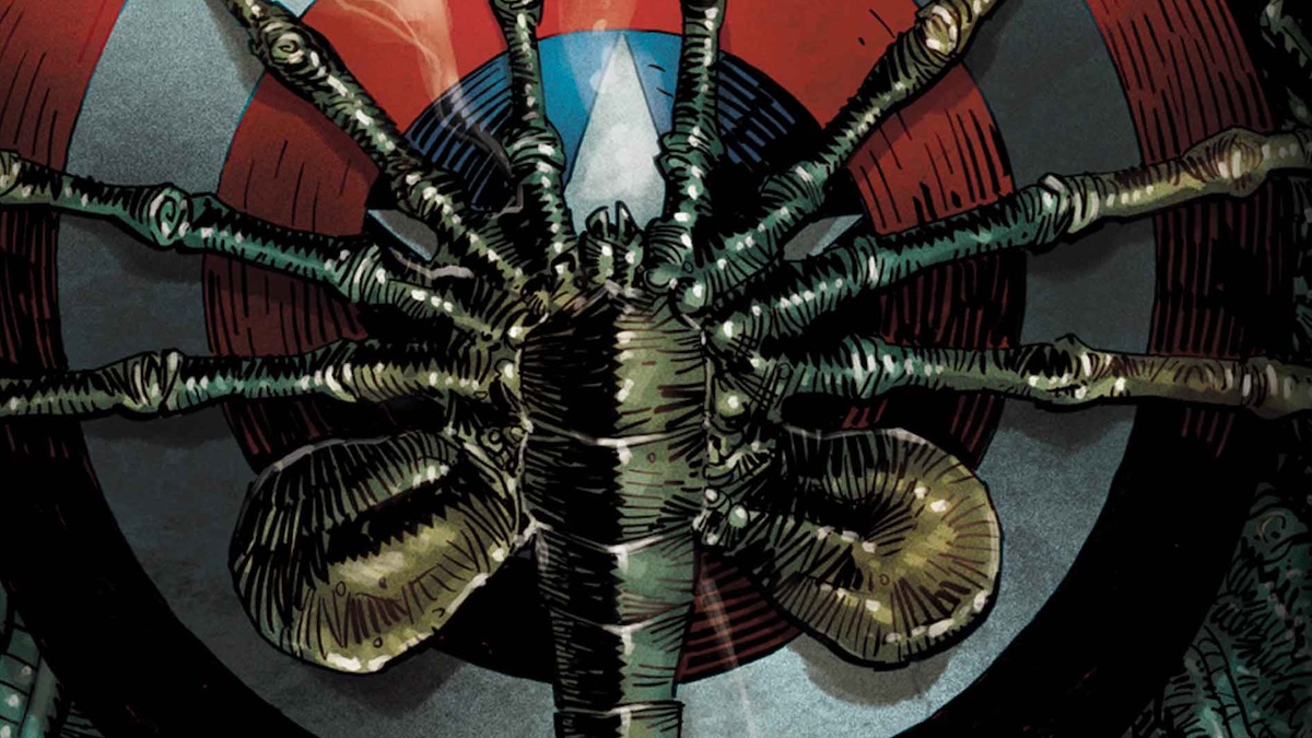 ComicBook_Movie's tweet card. Alien vs. Captain America, a four-issue limited series by Frank Tieri and Stefano Raffaele, kicks off in October, and it will follow Steve Rogers battling the Xenomorphs during the dark days of...