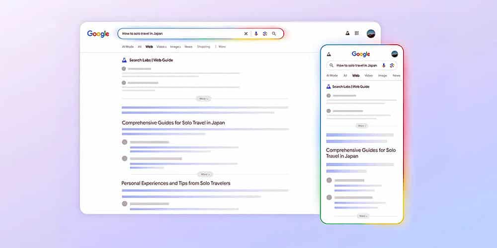 elchapuzas's tweet card. Google anuncia Web Guide, una función que permite hacer búsquedas usando la IA Gemini que organiza las webs dándote información más útil.