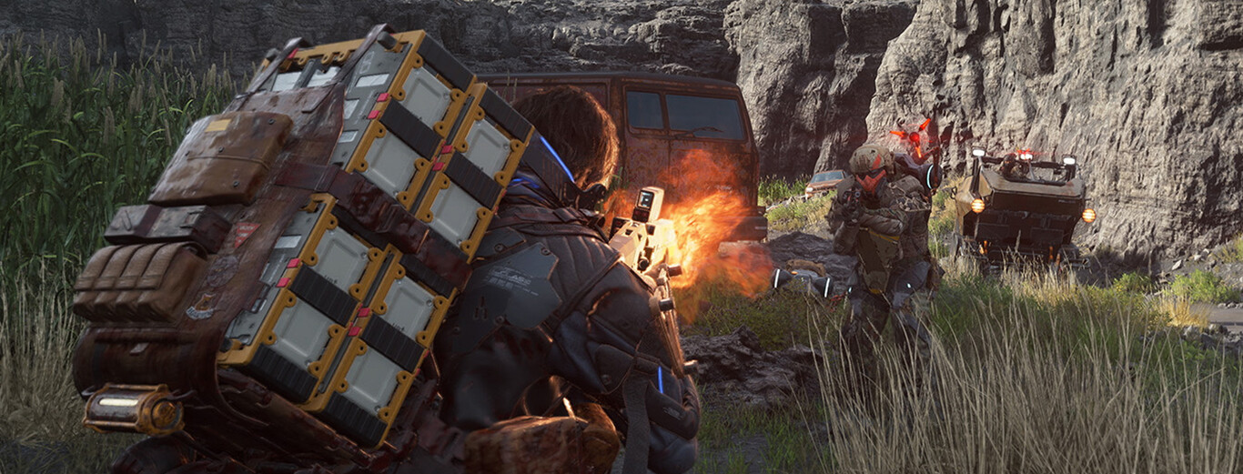vidaextra's tweet card. El multijugador de Death Stranding es algo muy curioso: la comunidad puede crear construcciones y añadir herramientas (cuerdas, escaleras...) para facilitar...