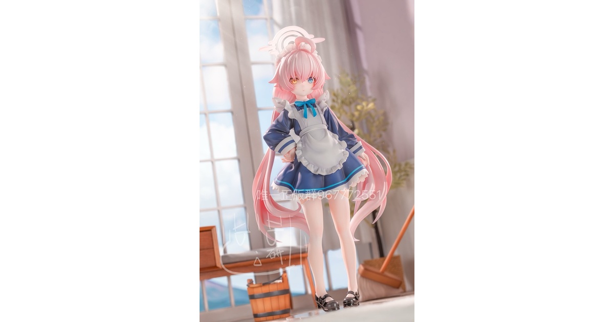 anming02's tweet card. (注意書きを必ずお読みください) こちらは「ブルーアーカイブ　小鳥遊ホシノ　メイド服　フィギュア　ガレージキット」の予約ページです。商品の詳細は下記リングにてご確認ください。 https://yukisensei.booth.pm/items/7047906 夏WF期間中、二日限定で受注再開します！ （今回は最終受注になります。以降再販の予定はございません。） 【注意】 納期が長い商品です。...