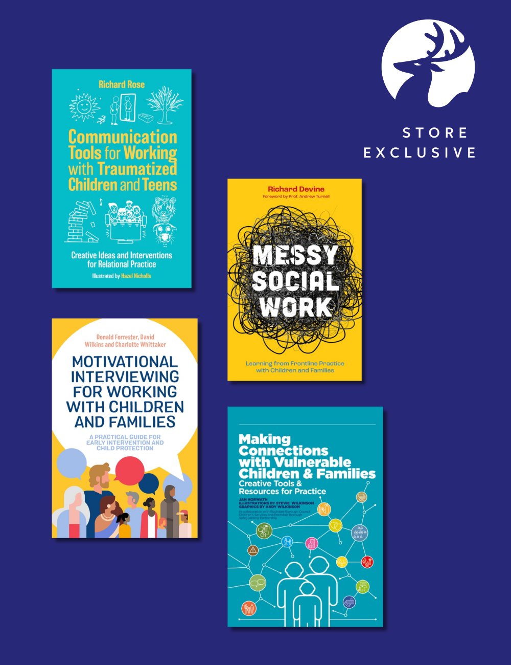JKPBooks's tweet card. Available only on the JKP Store  Looking to strengthen your practice with children and families? This essential bundle brings together four powerful resources to help you connect, communicate, and...