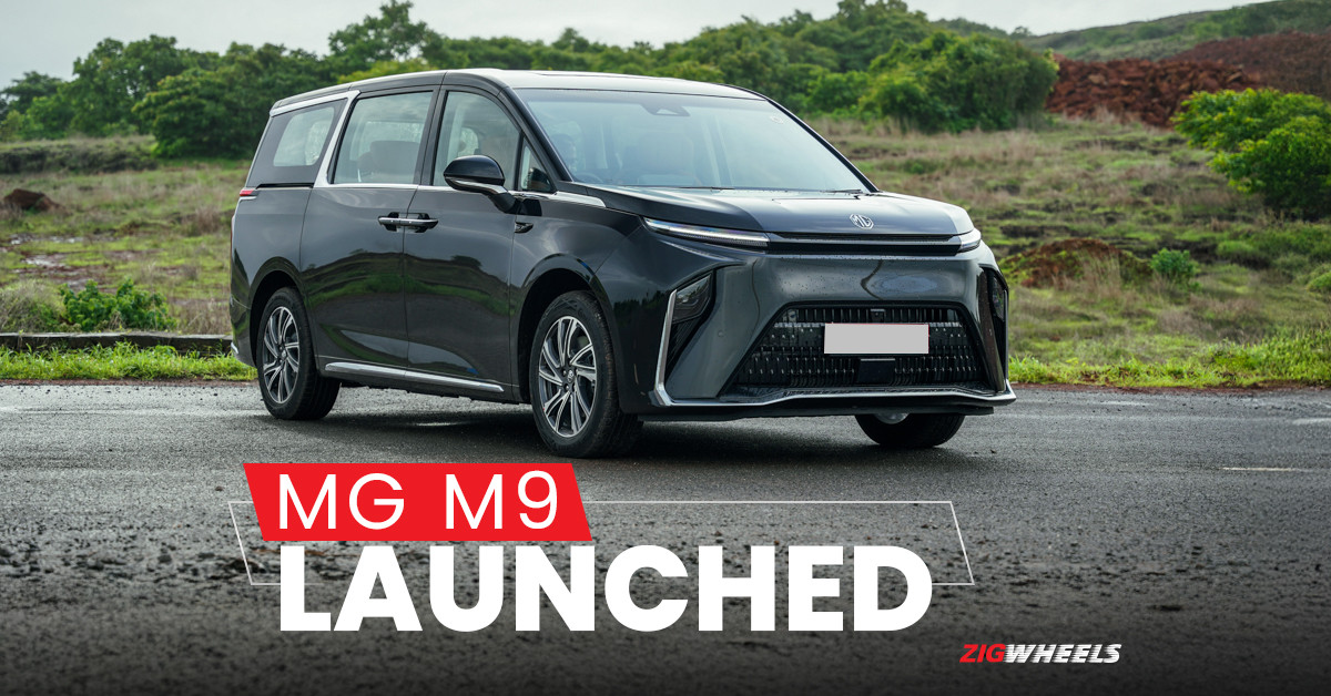Zigwheels's tweet card. MG has launched the first product under its MG Select brand, and it’s the electric luxury MPV, the MG M9.