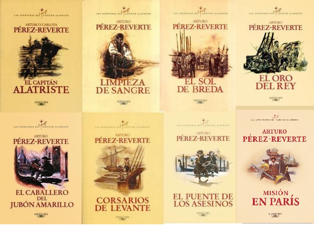 Rogorn's tweet card. Primera parte de una recopilación de tuiteos de @perezreverte sobre su serie de novelas 'Las aventuras del capitán Alatriste'