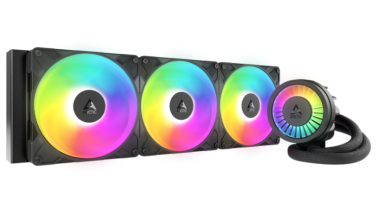 OC3D's tweet card. Arctic has released new 280/420 ARGB models of its Liquid Freezer III Pro series liquid coolers. Enhanced liquid cooling performance!